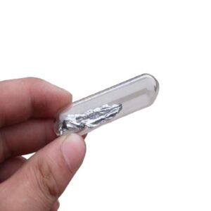 5g Glass Sealed Tellurium Block, 99.99% High-purity Metal Te