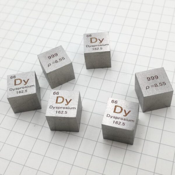 1cm Dysprosium Cubic, 99.9% High-purity Metal Dy Block - Image 2