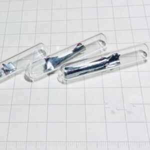 0.1g Glass Sealed Rhenium Sheet, 99.99% High-purity Rare Metal Re