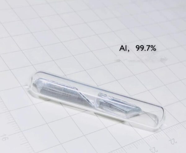 High Purity Glass Sealed Metal Aluminum Block Al 99.7% Aluminium