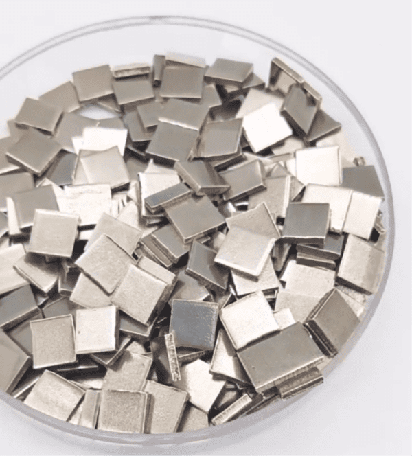 Electrolytic Cobalt Square Sheet 10mm, 99.95% High-purity Metal Co 100g