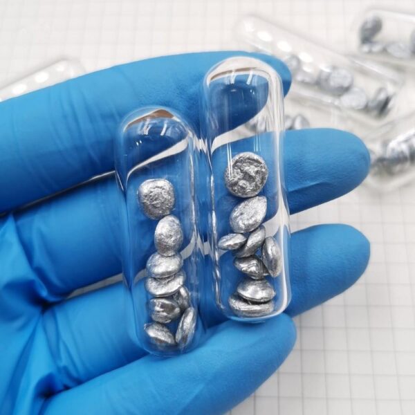 5g Glass Sealed Zinc Particles, 99.995% High-purity Metal Zn - Image 2