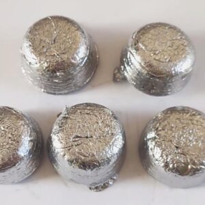 200g Round Lead Ingot High-purity Metal Element Pb99.99%