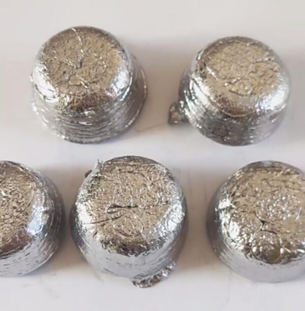 200g Round Lead Ingot High-purity Metal Element Pb99.99%