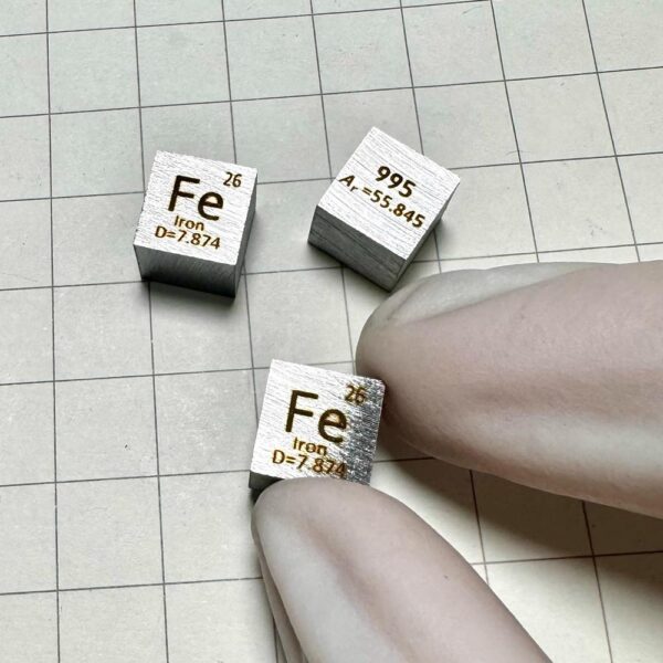 10mm Metal Iron Cube, 99.5% High-purity Element Fe Block - Image 3