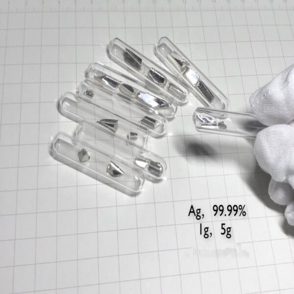 Glass Sealed Bright Silver Cut Block High-purity Ag 99.99% - Image 2