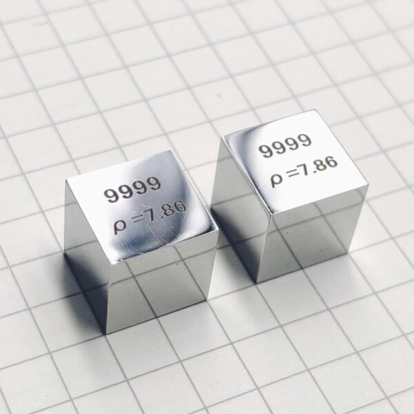 10mm Metal Iron Cube, Mirror Polished 99.99% High-purity Element Fe Block - Image 3