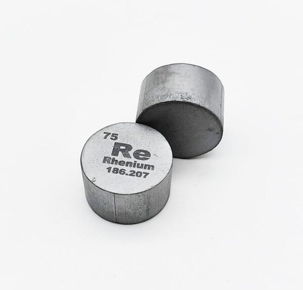 35g Rhenium Column Sample Carrying Periodic Table Engraving 99.99% Pure Re Granules - Image 3