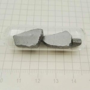 10g Glass Sealed Electrolytic Iron Block, 99.99% High-purity Metal Fe