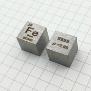 1cm Metal Iron Cube, 99.99% High-purity Element Fe Block