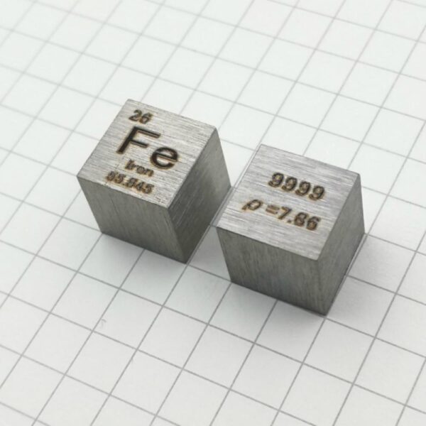 1cm Metal Iron Cube, 99.99% High-purity Element Fe Block