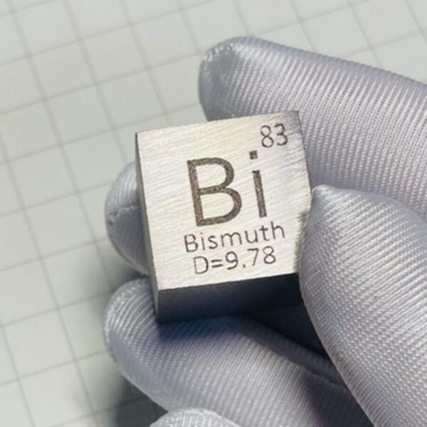 20mm Metal Bismuth Cube, 99.99% High-purity Element Bi Block