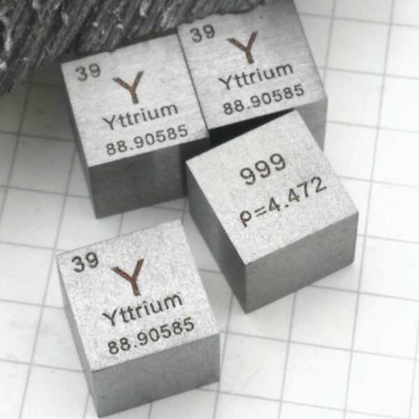 1cm Yttrium Cube, 99.9% High-purity Distilled Y Block - Image 4