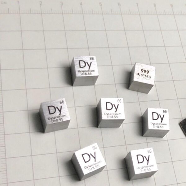 10mm Dysprosium Cubic, 99.9% High-purity Metal Dy Block