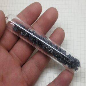 5g Glass Sealed Boron Crystal, 99.99% High-purity Element B