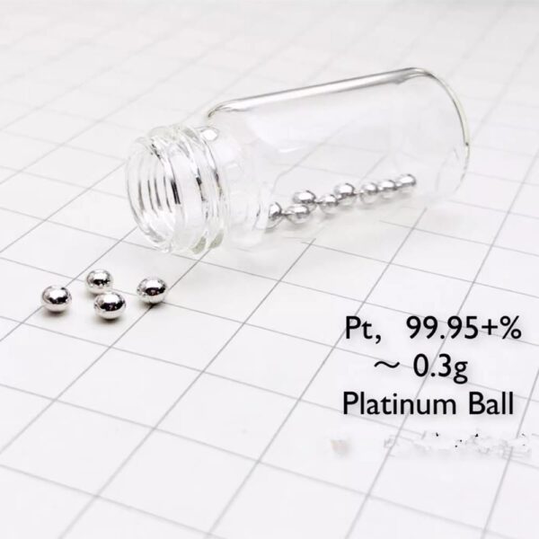 0.3g Platinum Gold Beads, 99.95% High-purity Metal Pt - Image 2