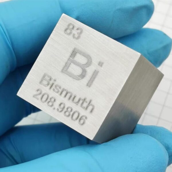 1-inch Metal Bismuth Cube, 99.99% High-purity Element Bi Block - Image 2