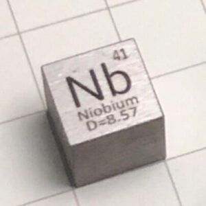 8-piece Set Of Colored 10mm Niobium Cubic, 99.95% High-purity Metal Nb Block