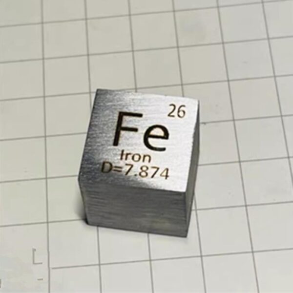20mm Metal Iron Cube, 99.5% High-purity Element Fe Block - Image 2