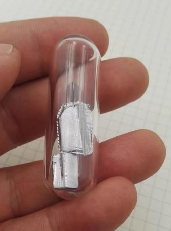 10g Glass Sealed Lead Block, 99.99% High-purity Metal Pb - Image 2