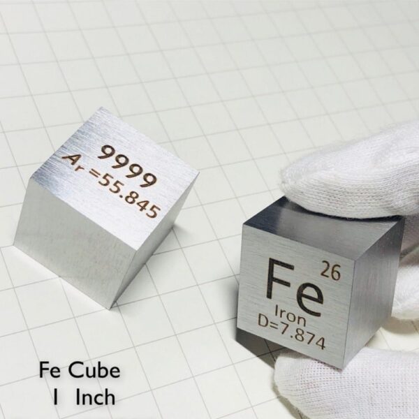25.4mm Metal Iron Cube, 99.5% High-purity Element Fe Block - Image 4