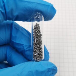 5g Glass Sealed Tungsten Particles, 99.95% High-purity Metal W