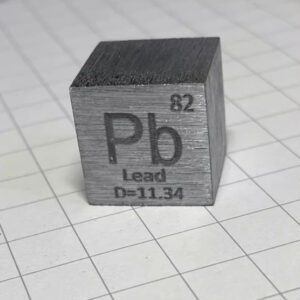 20mm Metal Lead Cubic Element Periodic Phenotype Pb 99.99%
