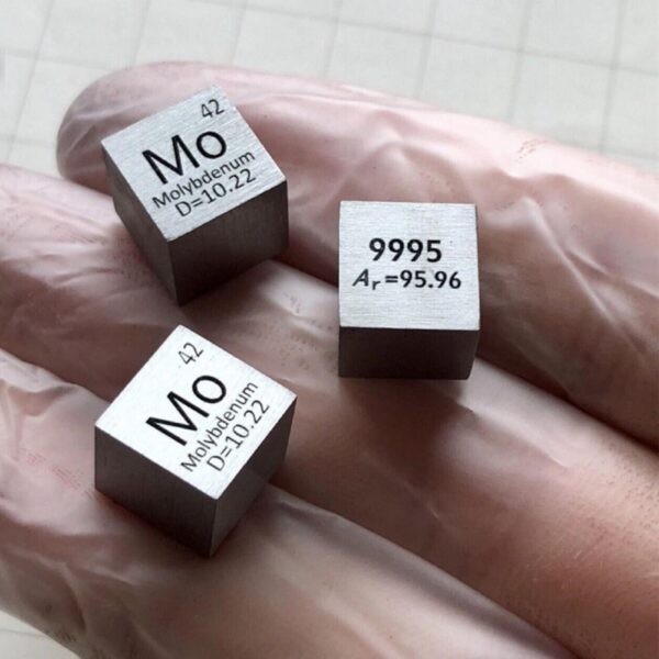 10mm Molybdenum Cube, 99.95% High-purity Metal Mo Block