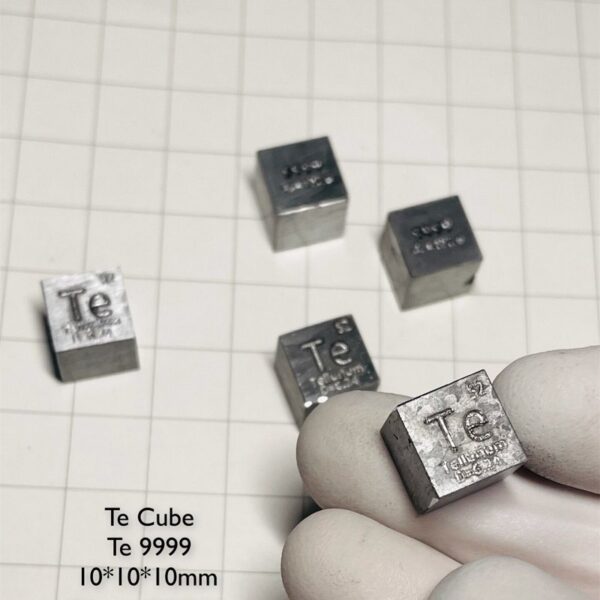 1cm Tellurium Cube, 99.99% High-purity Metal Te Block - Image 4