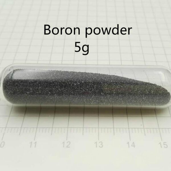 5g Glass Sealed Boron Powder, High-purity Metal B