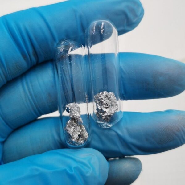 Glass Sealed Manganese Block 1g, Filled with Argon Gas Protection, 99.7% High-purity Rare Element Bright Mn Block - Image 3
