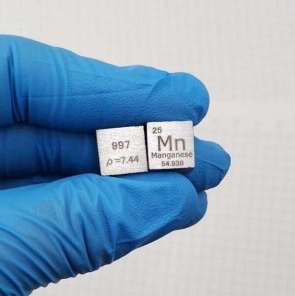 1cm Metal Manganese Cube, 99.9% High-purity Element Mn Block - Image 2