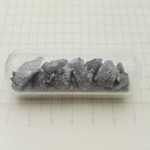 5g Glass Sealed Silicon Block, 99.85% High-purity Metal Si