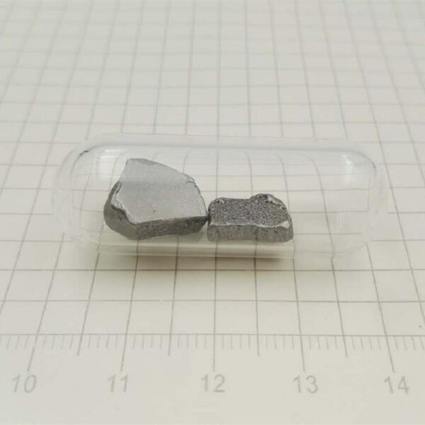 5g Glass Sealed Electrolytic Iron Block, 99.99% High-purity Metal Fe