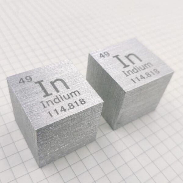 1-inch Indium Cube, 99.995% High-purity Metal In Block - Image 4