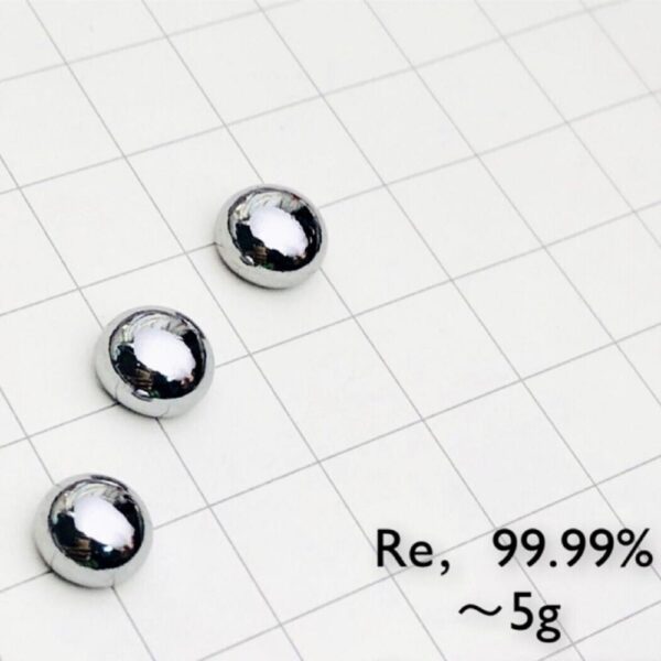 5g Pure Rhenium Beads, 99.99% High-purity Rare Re Balls