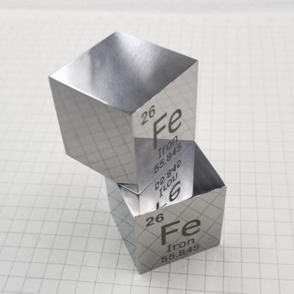 25.4mm Metal Iron Cube, Mirror Polished 99.99% High-purity Element Fe Block - Image 4