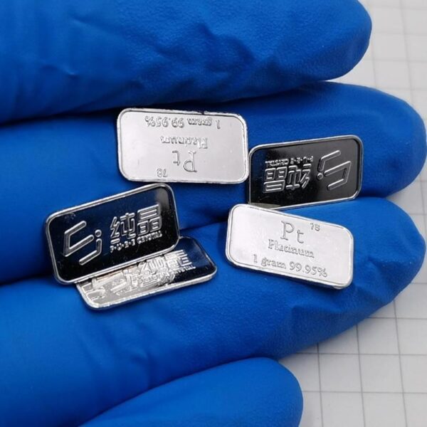 1g Pure Platinum Gold Bar, 99.95% High-purity Precious Metal Pt - Image 3