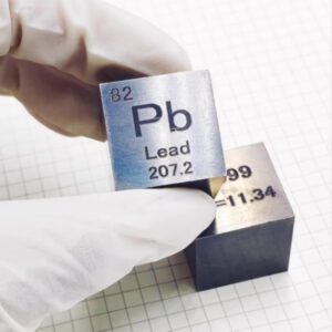 25.4mm Metal Lead Cubic Element Periodic Phenotype Carving Pb 99.99%