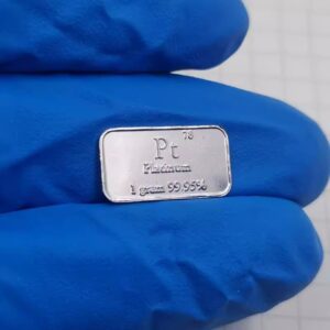 1g Pure Platinum Gold Bar, 99.95% High-purity Precious Metal Pt