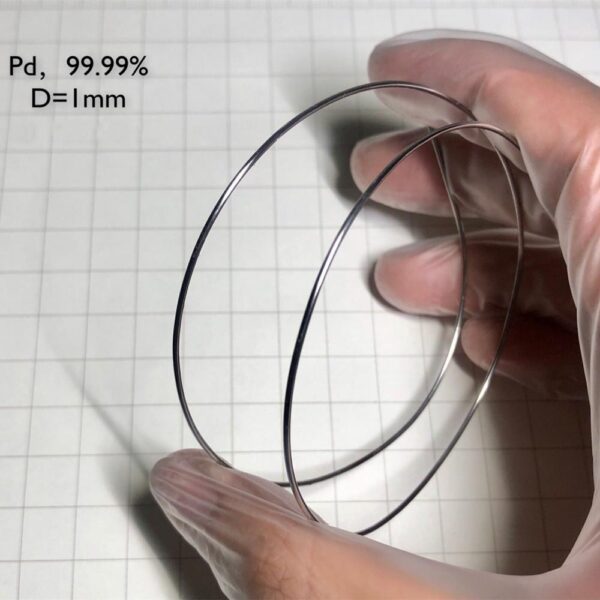 Pure Palladium Wire, Diameter 1mm, Length 1cm, 99.99% High-purity Metal Pd - Image 2
