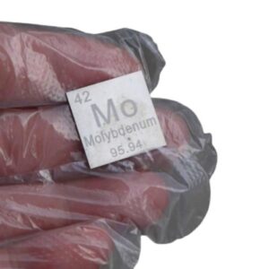 20mm Molybdenum Square Piece, Carved Element Periodic Phenotype 99.95% High-purity Metal Mo
