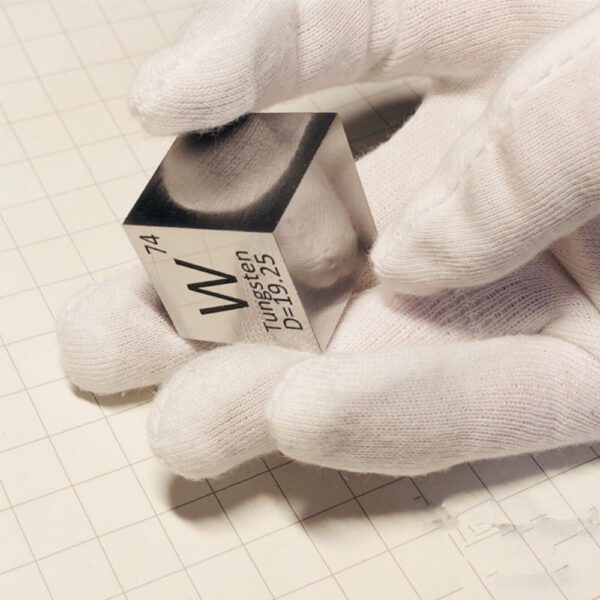 25.4mm Tungsten Cube, Mirror Polished, 99.95% High-purity Metal W Block - Image 3
