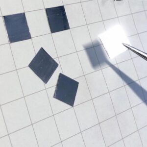 10mm Pure Platinum Square Piece, 99.95% High-purity Precious Metal Pt