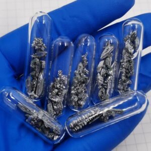 Glass Sealed Metal Chromium Crystal Cr 99.2%