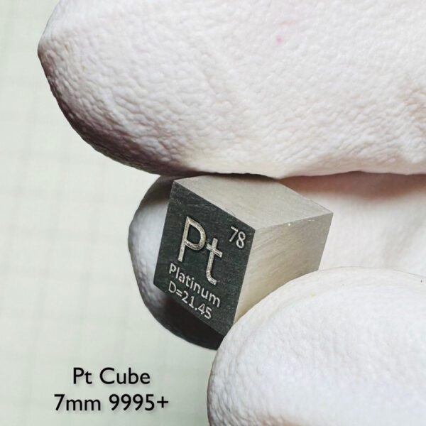 7mm Metal Platinum Cubic Element Periodic Phenotype High-purity Pt 99.95% - Image 2