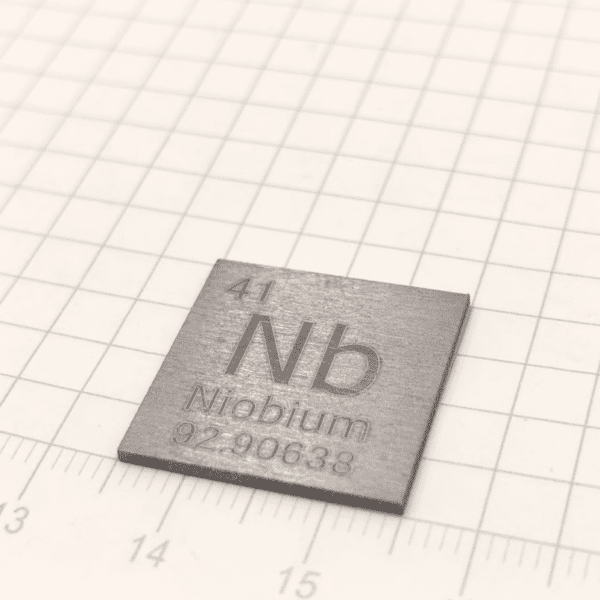 20mm metal niobium square sheet cubic element periodic phenotype high-purity Nb 99.9%
