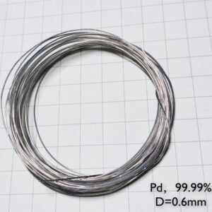 Pure Palladium Wire, Diameter 0.6mm, Length 1cm, 99.99% High-purity Metal Pd