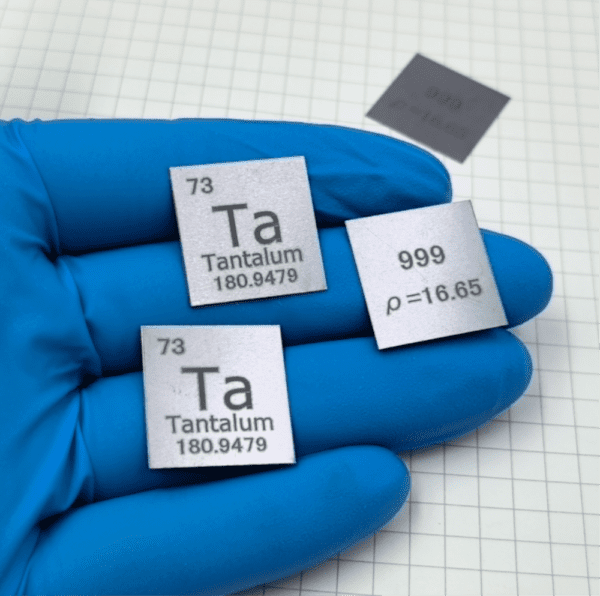 20mm Pure Tantalum Square Piece, Carving Cycle Phenotype 99.9% High-purity Tantalum Metal - Image 5