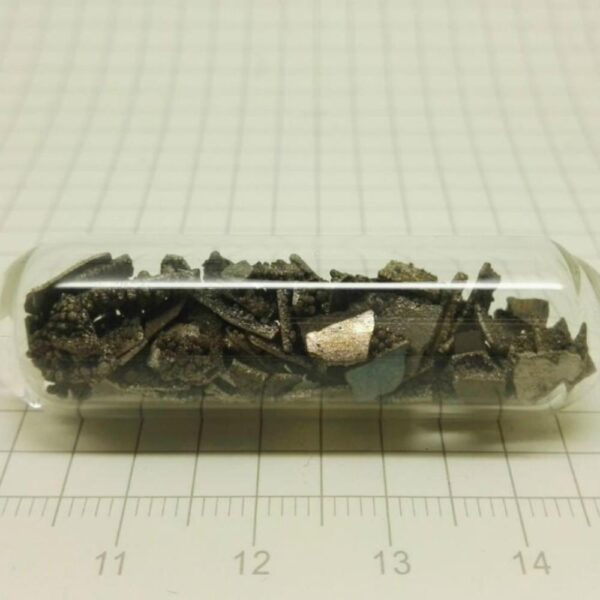 5g Glass Sealed Pure Manganese Sheet, Filled with Argon Gas Protection, 99.7% High-purity Electrolytic Mn